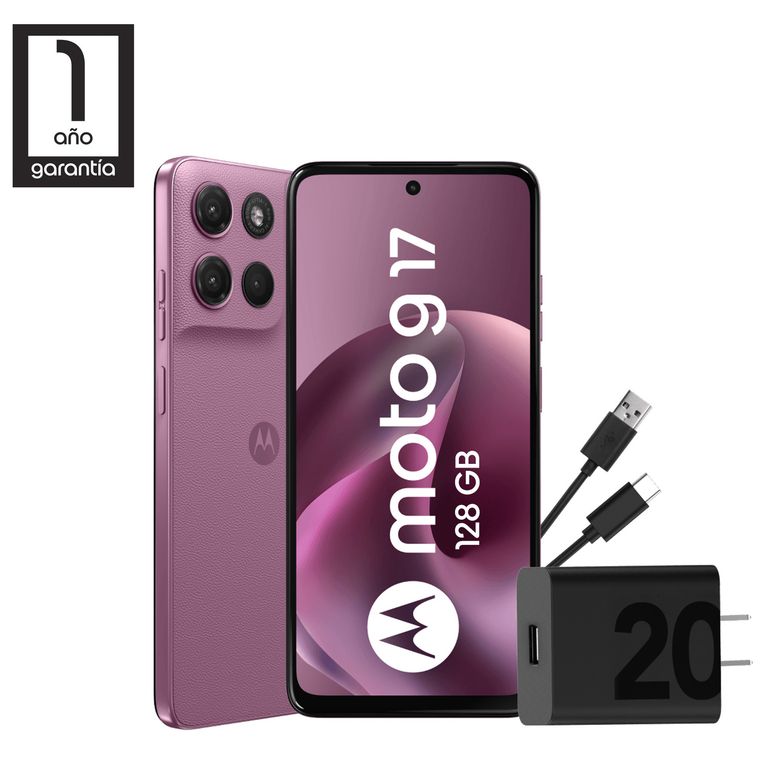 Celular Moto G17 4GB 128GB Rosa