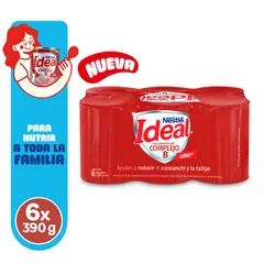 IDEAL - Mezcla Láctea Complejo B Sixpack Lata 390 g