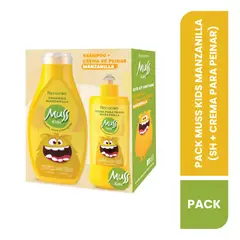 RECAMIER - Pack Muss Kids Manzanilla Shampoo + Crema para Peinar