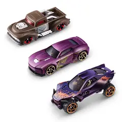 METAL MACHINES - Pack x3 Die Cast Color Change Surtido