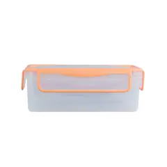 KEEP - Hermético Plástico Rectangular Naranja 1000mL