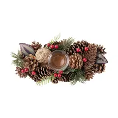 CASA JOVEN - Centro de Mesa de Una Vela Navidad