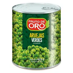 undefined - Arveja Verde Fruto de Oro Lata 425 g