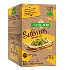 SANISSIMO - Salmas Horneadas Caja 360 g