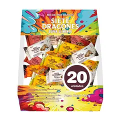 SIETE DRAGONES - Barra Energética Mix Caja 20 Und