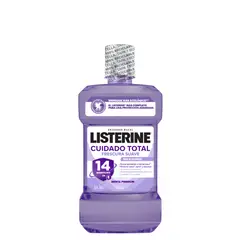 LISTERINE - Enjuague Bucal Cuidado Total Frescura Suave Botella 1 L