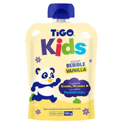 TIGO - Yogurt Bebible Kids Vainilla Doypack 100 g