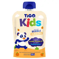 TIGO - Yogurt Bebible Kids Durazno Doypack 100 g