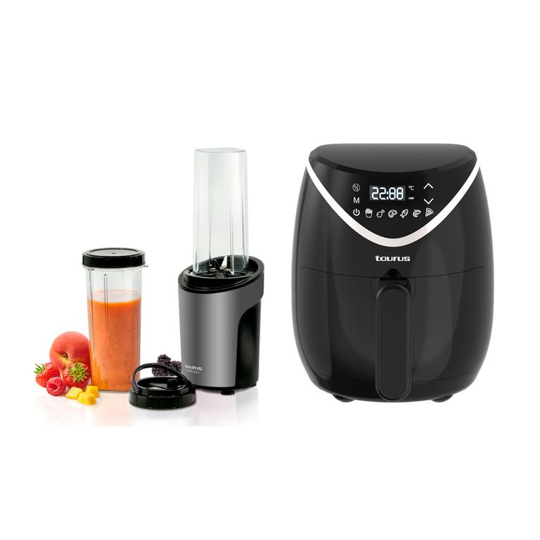 Combo Licuadora Personal Shake + Freidora Black FII