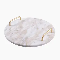 CASA JOVEN - Tabla Mármol Redonda 38cm
