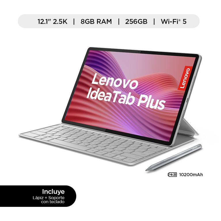 Tablet Idea Tab Plus MediaTek Dimensity 6400 8GB RAM 256GB 12.1" 2.5K 90Hz