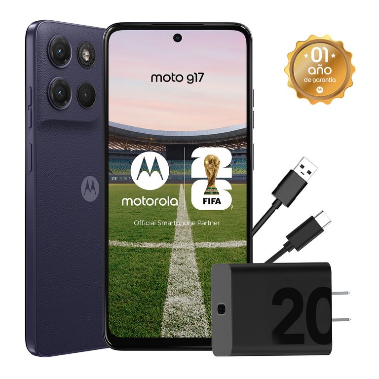 Smartphone Moto G17 4+256 Gb Arandano