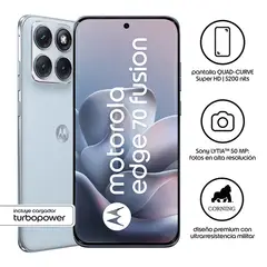 MOTOROLA - Celular Moto Edge 70 Fusion 8GB 256GB Celeste