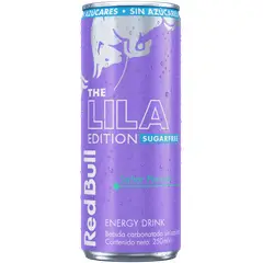 RED BULL - Bebida Energética Sugar Free Lila Lata 250 mL
