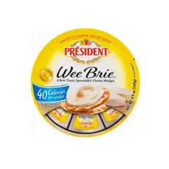 PRESIDENT - Queso Fundido Wee Brie Empaque 139 g