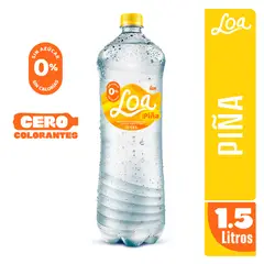LOA - Agua Sabor Piña Botella 1.5 L