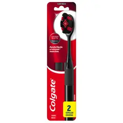 COLGATE - Cepillo Dental Luminous White Charcoal Empaque 2 Und