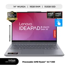 LENOVO - Laptop Ip5 2 en 1 R7 Ai 350 16GB 512 SSD
