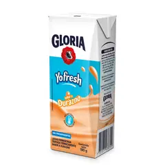 YOFRESH - Gloria Durazno Caja 190 g