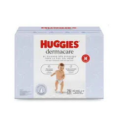 HUGGIES - Pañales Dermacare Talla XG XXG Caja 76 Und