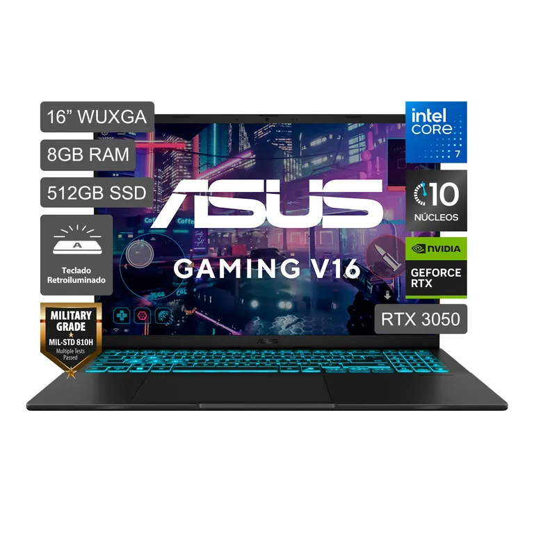 Laptop Gaming V16 C7 240H 512GB 8GB Rtx3050