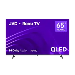 JVC - Televisor 65'' QLED 4K UHD Roku TV