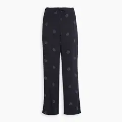 REDWOOD - Pantalón Suelto Bordado Mujer