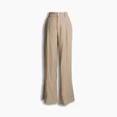 REDWOOD - Pantalón Lino Botón Mujer