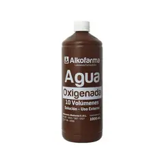 ALKOFARMA - Agua Oxigenada 10 Volúmenes Botella 1 L