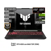 Asus TUF Gaming A16 Ryzen 7 170 16GB RAM 512GB