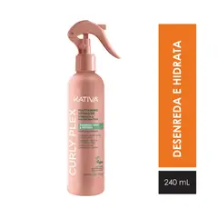 KATIVA - Desenredante Curly Plex Rosemary & Peptides Botella 240 mL