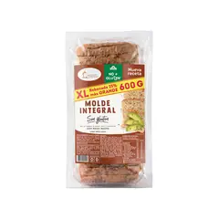MOLINOS DEL MUNDO - Pan de Molde Integral Sin Gluten Molinos Bolsa 600 g