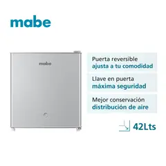 Mabe - Minibar 42L Brutos Inox Rmf02Prx1