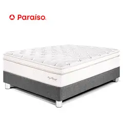 PARAISO - Cama Americana Royal Dynasty 1.5 Plazas Gris