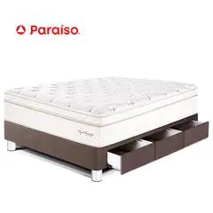 PARAISO - Cama Con Cajones Royal Dynasty 1.5 Plazas Chocolate