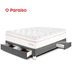 PARAISO - Cama Con Cajones Royal Dynasty 2 Plazas Gris