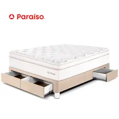 PARAISO - Cama Con Cajones Royal Dynasty 2 Plazas Champagne