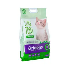 GENERICO - Arena Natural Origens Tofu Aroma Té Verde Bolsa 2.85 Kg