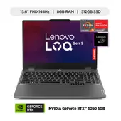 Lenovo LOQ Ryzen 5 8GB RAM 512GB