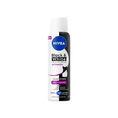 Nivea - Desodorante Aerosol Black & White Authentic Envase 150 mL