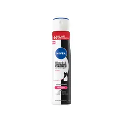 Nivea - Desodorante Aerosol Black & White Clear Envase 250 mL