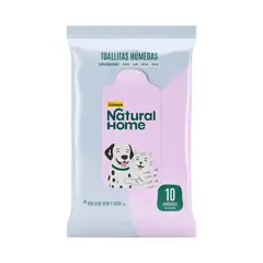 NATURAL HOME - Toallitas Húmedas Empaque 10 Und