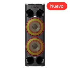 LG - Parlante xboom Power9000 by will.i.am | Parlante sonido potente y AI Karaoke Master| 2.1CH | Negro