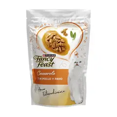 FANCY FEAST - Alimento para Gato Casserole Pollo y Pavo Doypack 85 g