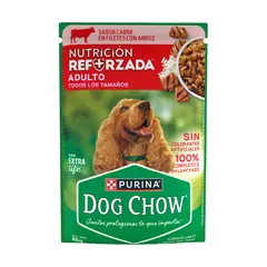 DOG CHOW - Alimento para Perro Adulto Carne Doypack 85 g