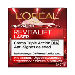 LOREAL PARIS - Crema de Día Revitalift Laser Envase 50 mL