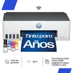 HP - Impresora Smart Tank 215 Sistema Continuo Wi-Fi Color